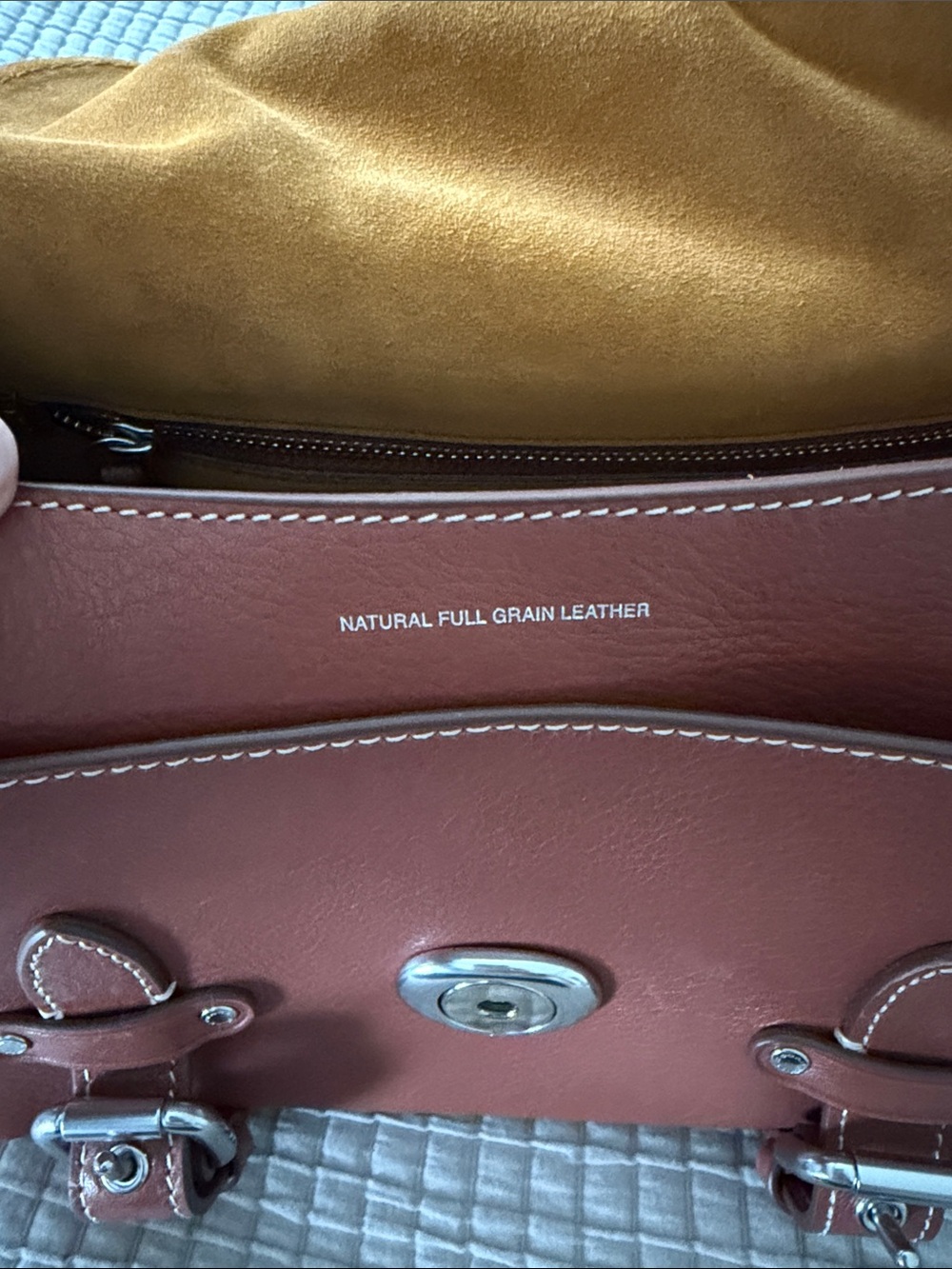 Coach Western Tabby Shoulder Bag Burnished Amber - Picture 6 of 12